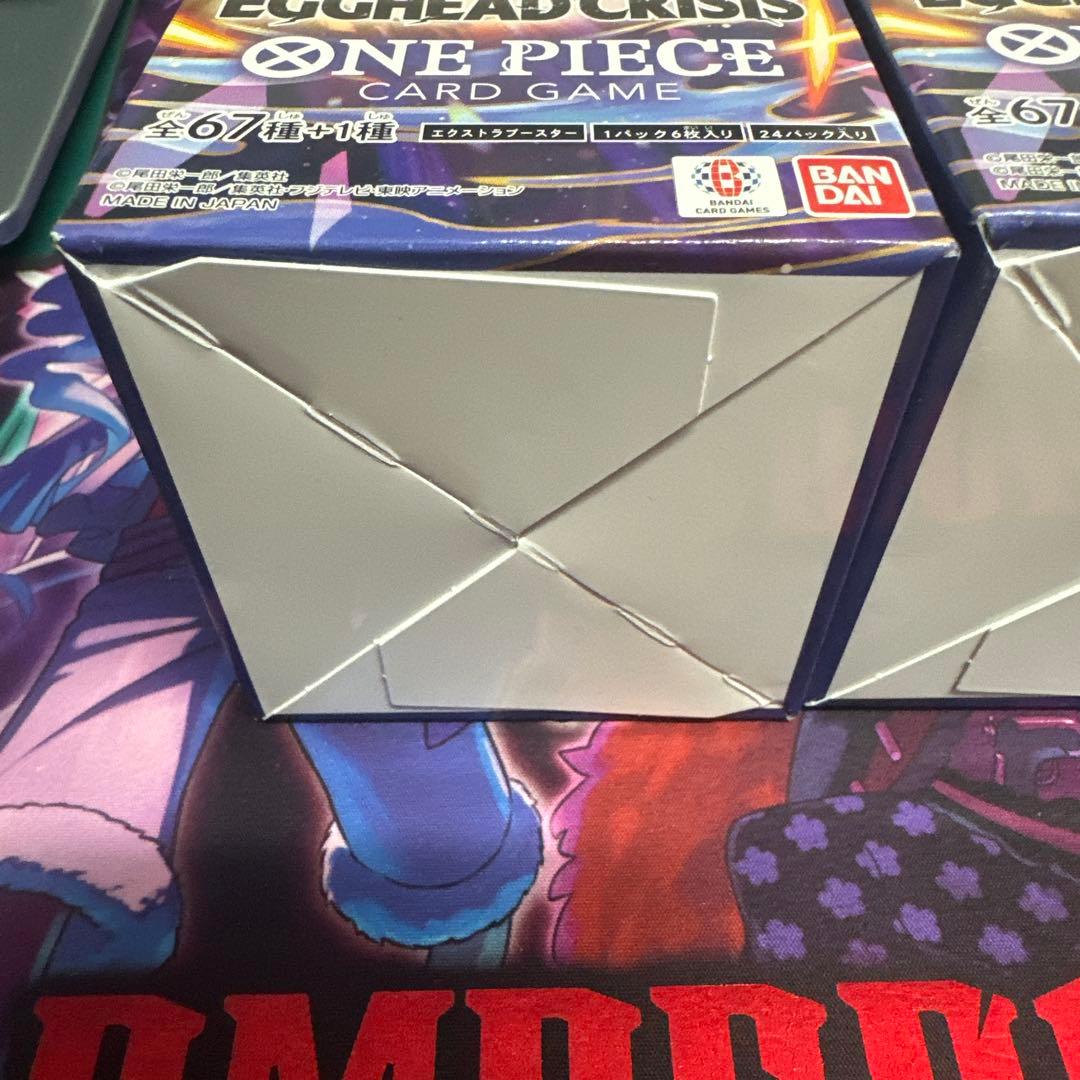 テープ付き 未開封 ワンピースカード エッグヘッドクライシス ボックス 3個