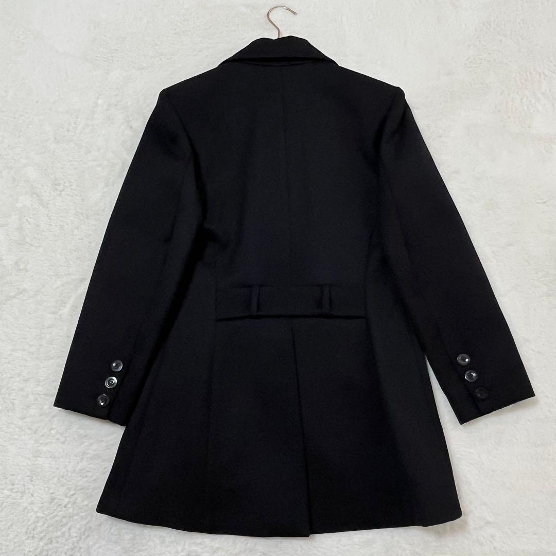 フランス製 クリスチャンラクロワ テーラードジャケット ウール 裏地シルク 黒