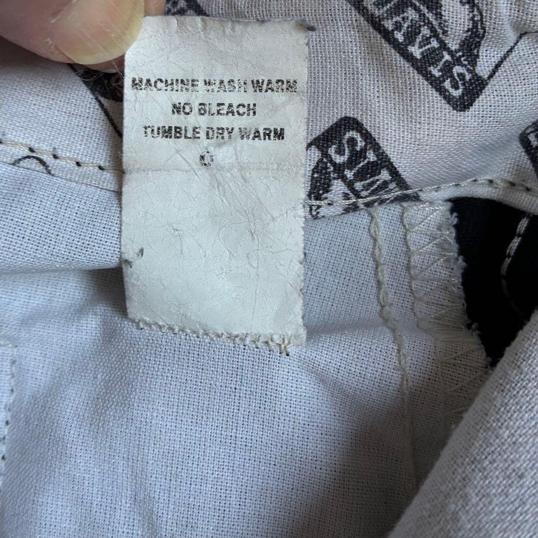 90sビンテージベンデイビス フリスコジーンズワークパンツUSA黒ブラックW38