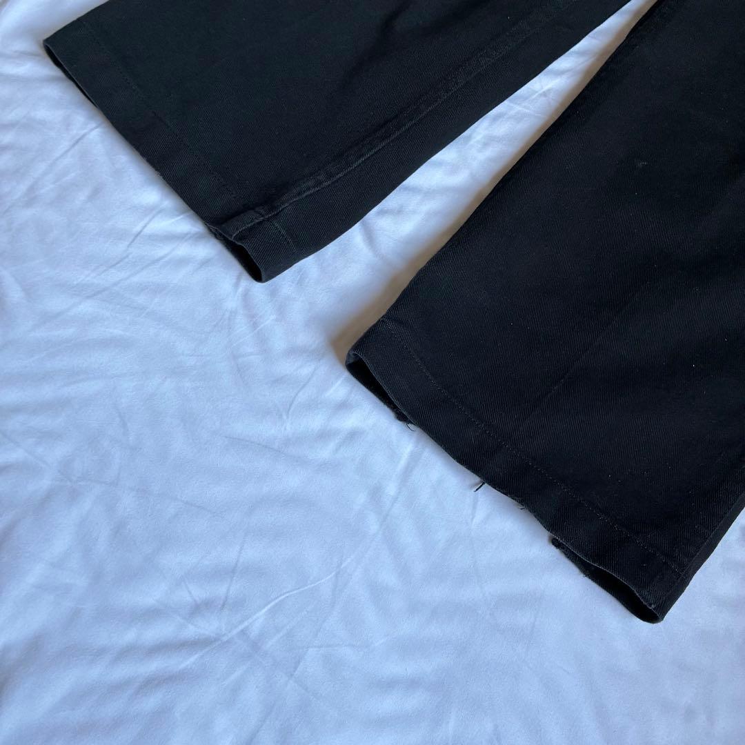 90sビンテージベンデイビス フリスコジーンズワークパンツUSA黒ブラックW38