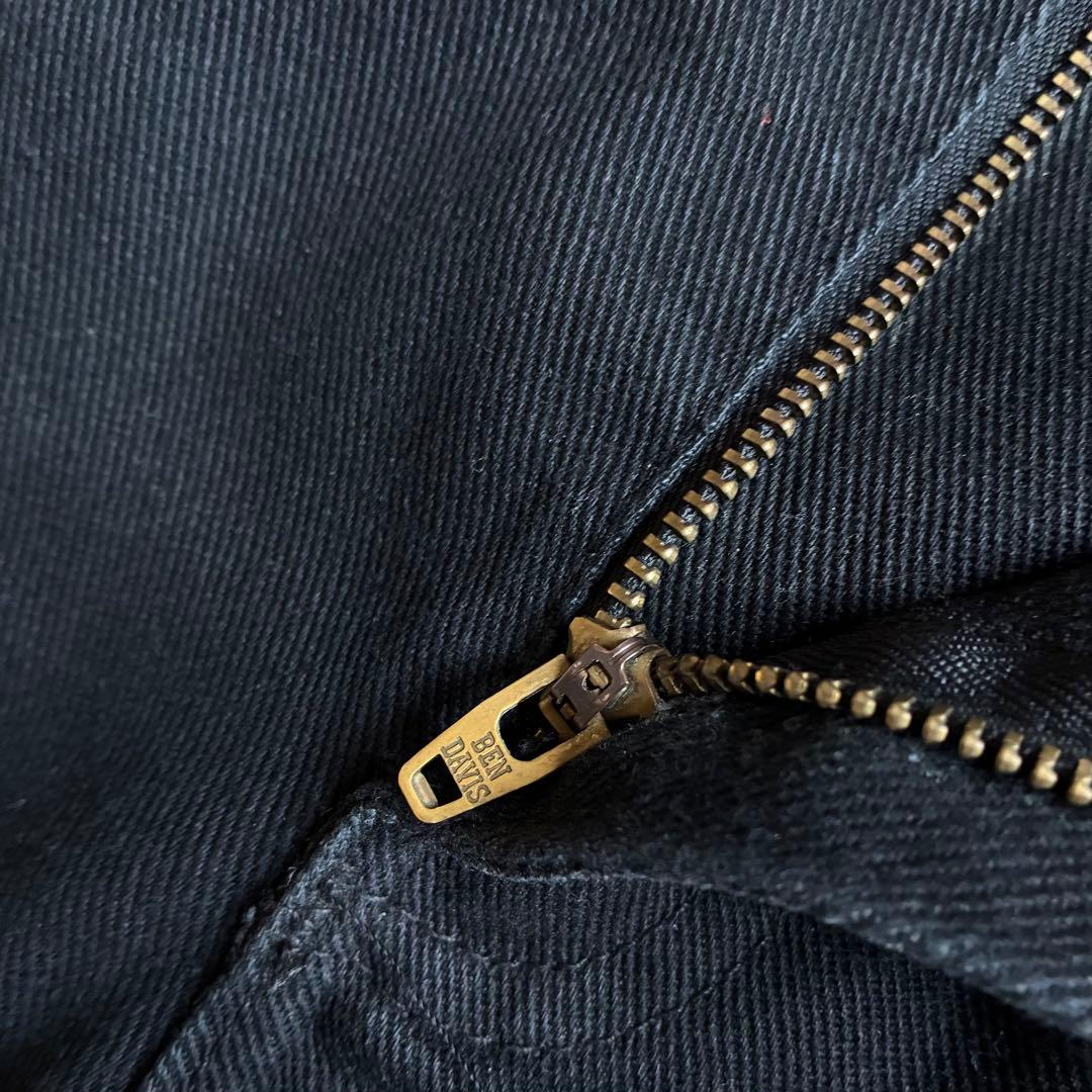 90sビンテージベンデイビス フリスコジーンズワークパンツUSA黒ブラックW38