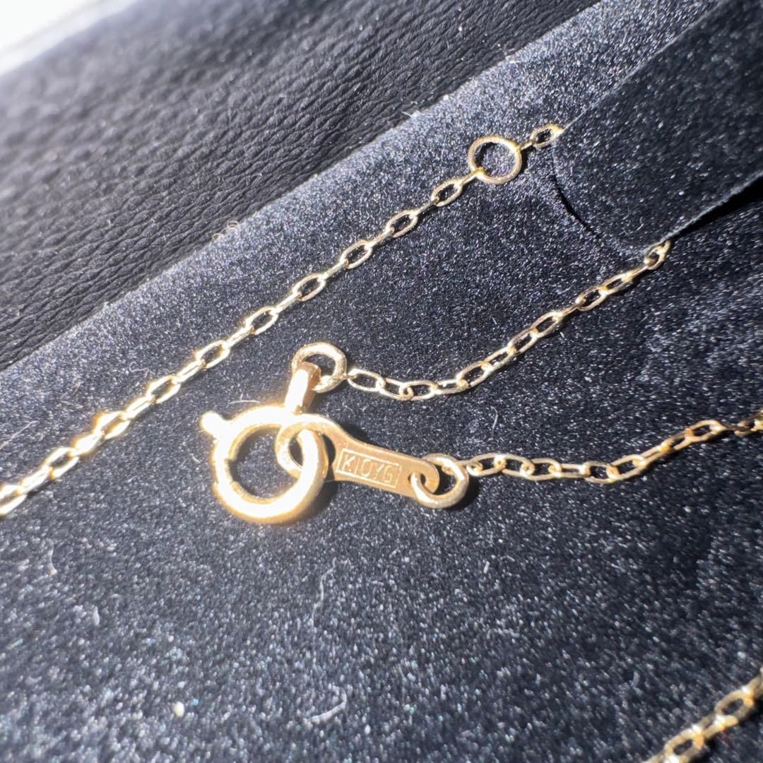 K10 ダイヤネックレス0.10CT ブリアンサエラ　ネックレス　証明書付き