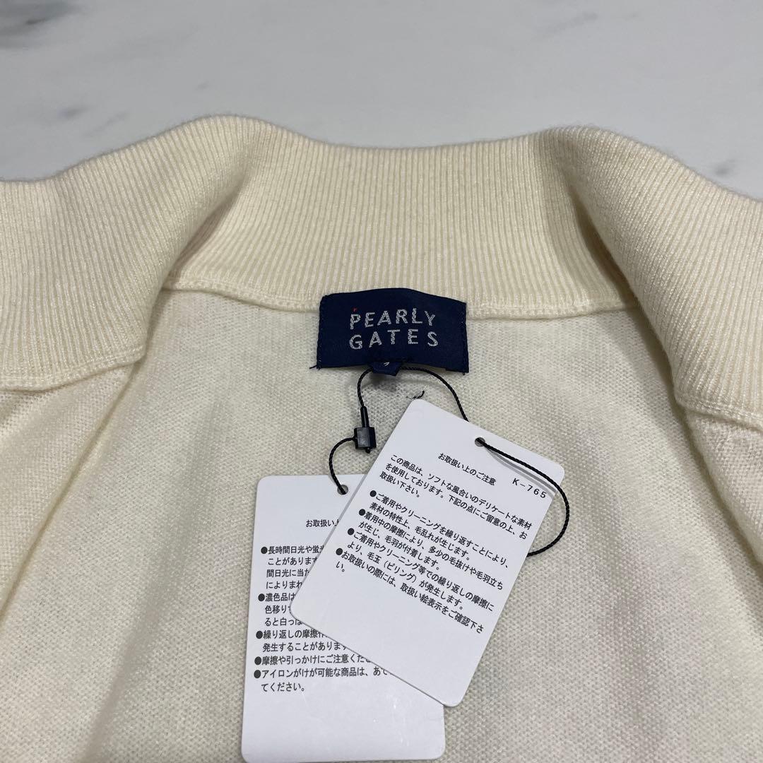 PEARLY GATES カシミヤ100% ダブルジップ ニットブルゾン M