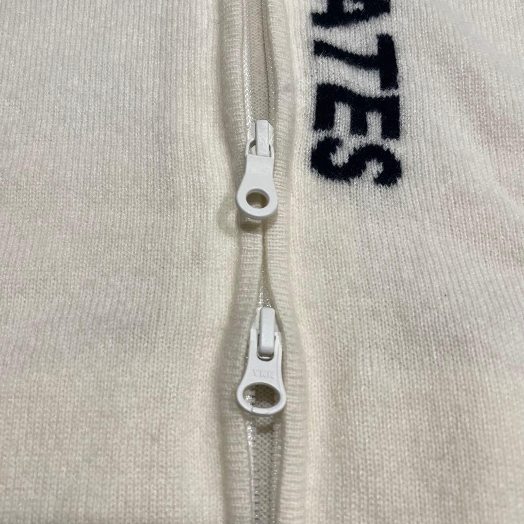 PEARLY GATES カシミヤ100% ダブルジップ ニットブルゾン M