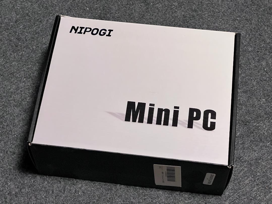 【美品】NiPoGi ミニPC N95（8GB／SSD256GB／Win 11）