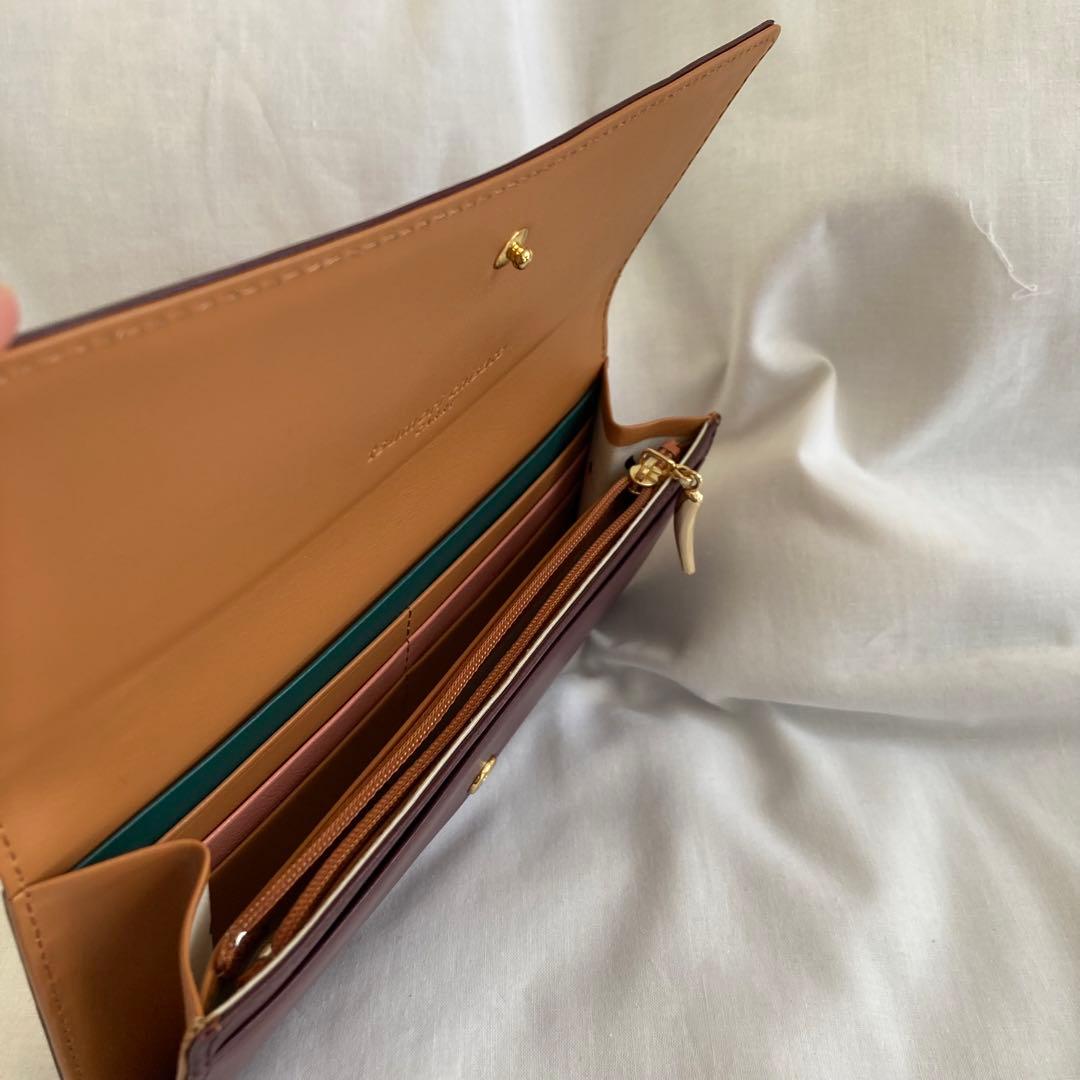 tsumori chisato CARRY スカラップコンビ 長財布 かぶせ