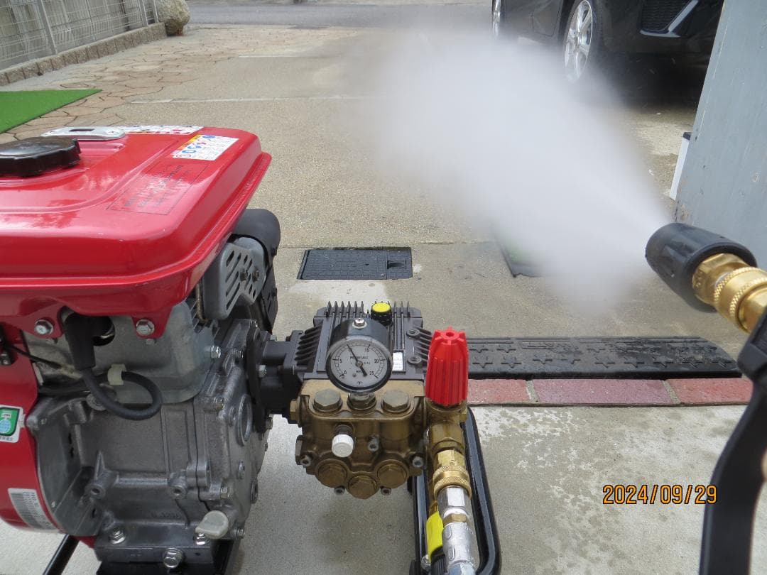 エンジン高圧洗浄機★Asada アサダ 高圧洗浄機 12/80G 美品