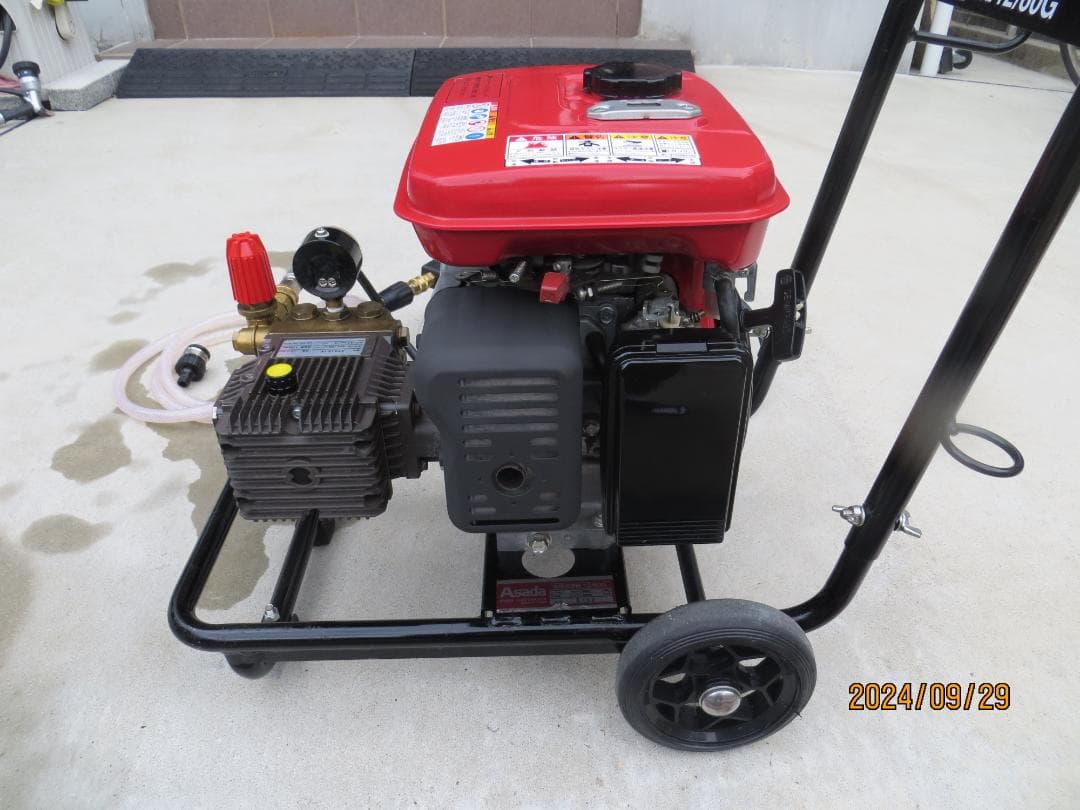 エンジン高圧洗浄機★Asada アサダ 高圧洗浄機 12/80G 美品