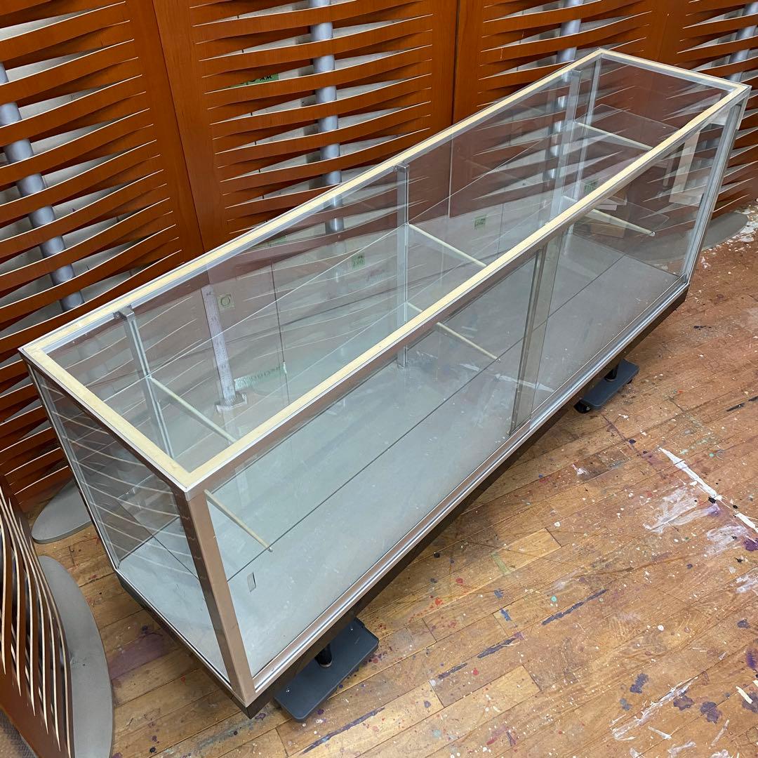 【引取限定】ガラスショーケース コレクションケース NISSIN 店舗什器 良品