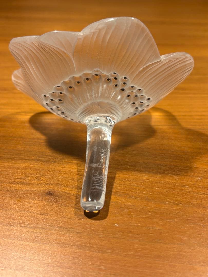 LALIQUE ラリック/ アネモネの花/ ペーパーウェイト /インテリア小物