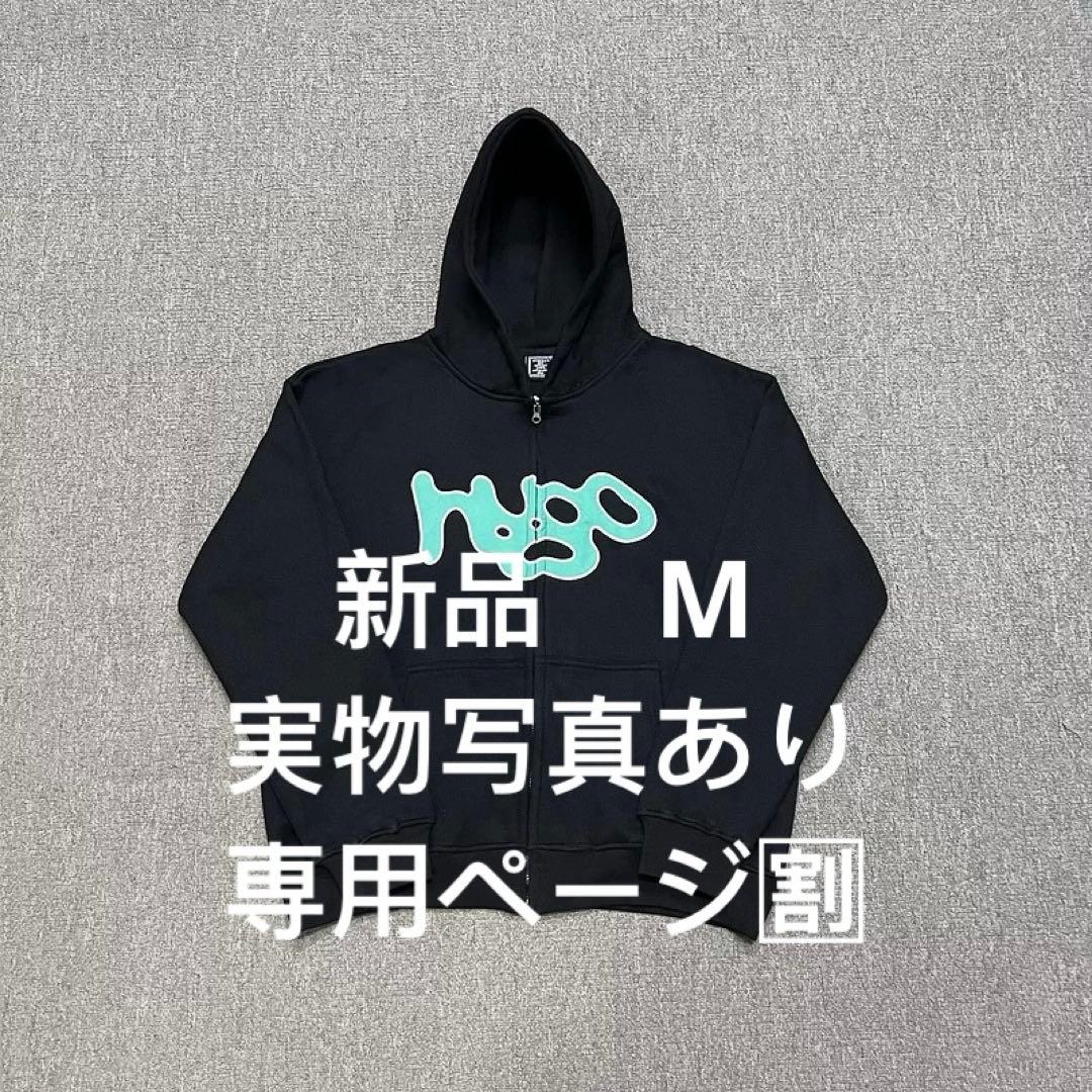 刺繍 Always Do What Youブラックパーカー 新品M