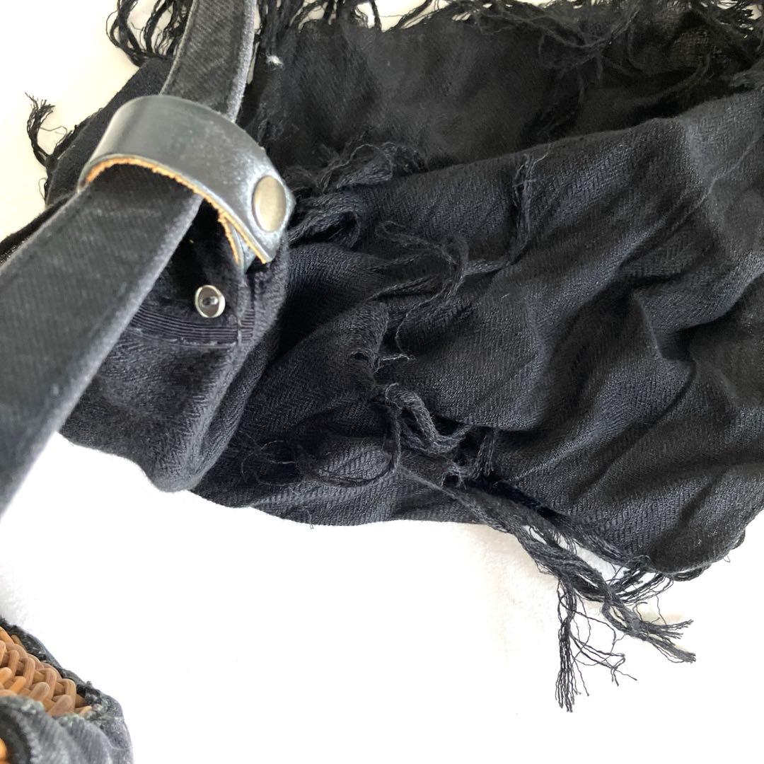 エバゴス　円形かごバッグ