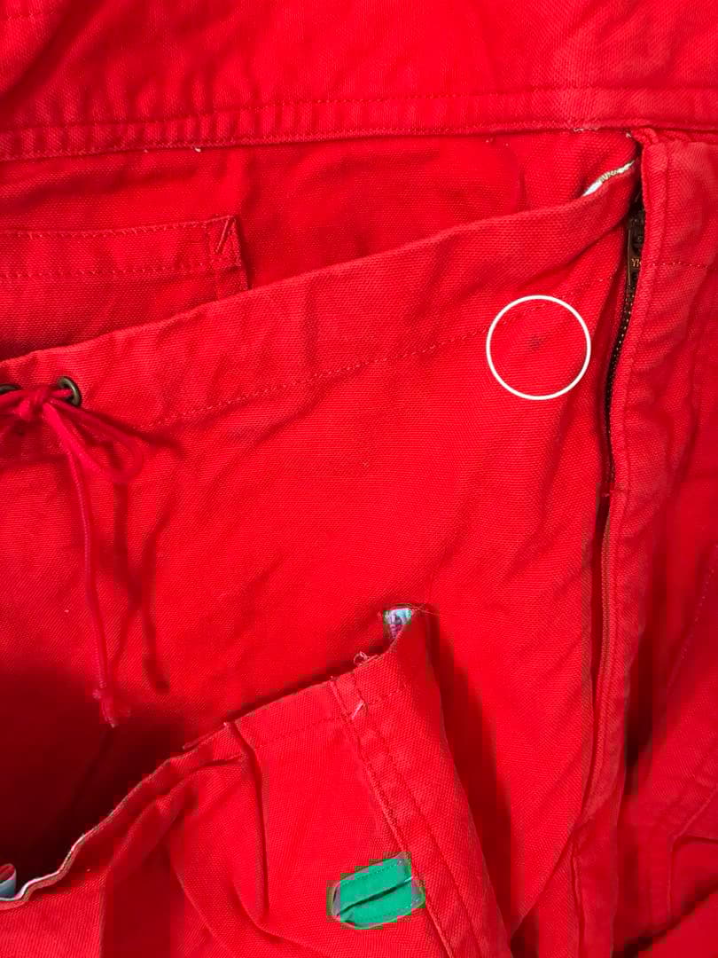 ⭐︎K-FACTORY NOBUO IKEDA⭐︎ ワッペン オーバーオール　レッド