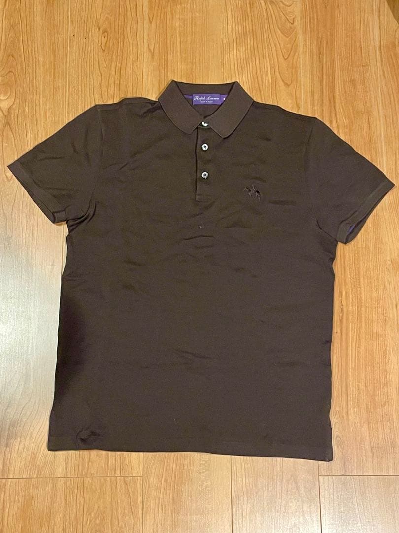 【美品】ラルフローレン　パープルレーベル　ポロシャツ