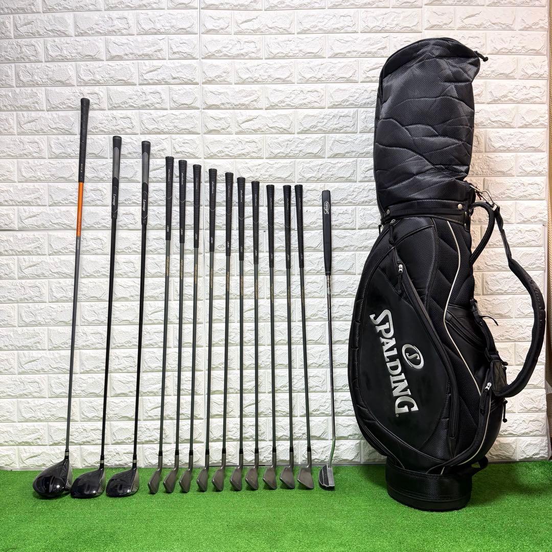 ゴルフセット　初心者応援　HONMA ラウンド仕様　メンズ　右打ち　すぐ使える