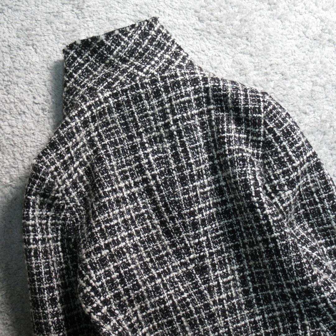 レジーナロマンティコ ラメ混ツイード ジャケット コート 38