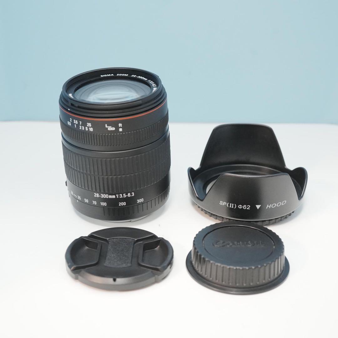 SIGMA 28-300mm CanonEF用 望遠レンズ 極美品 a5227