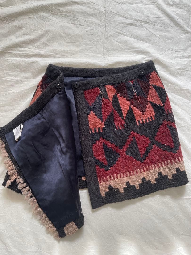 m’s braque エムズブラック　キリムラップスカート