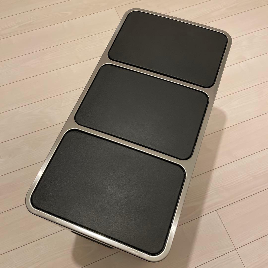 SONGMICS ゴミ箱 ダストボックス 3×18L ステンレス