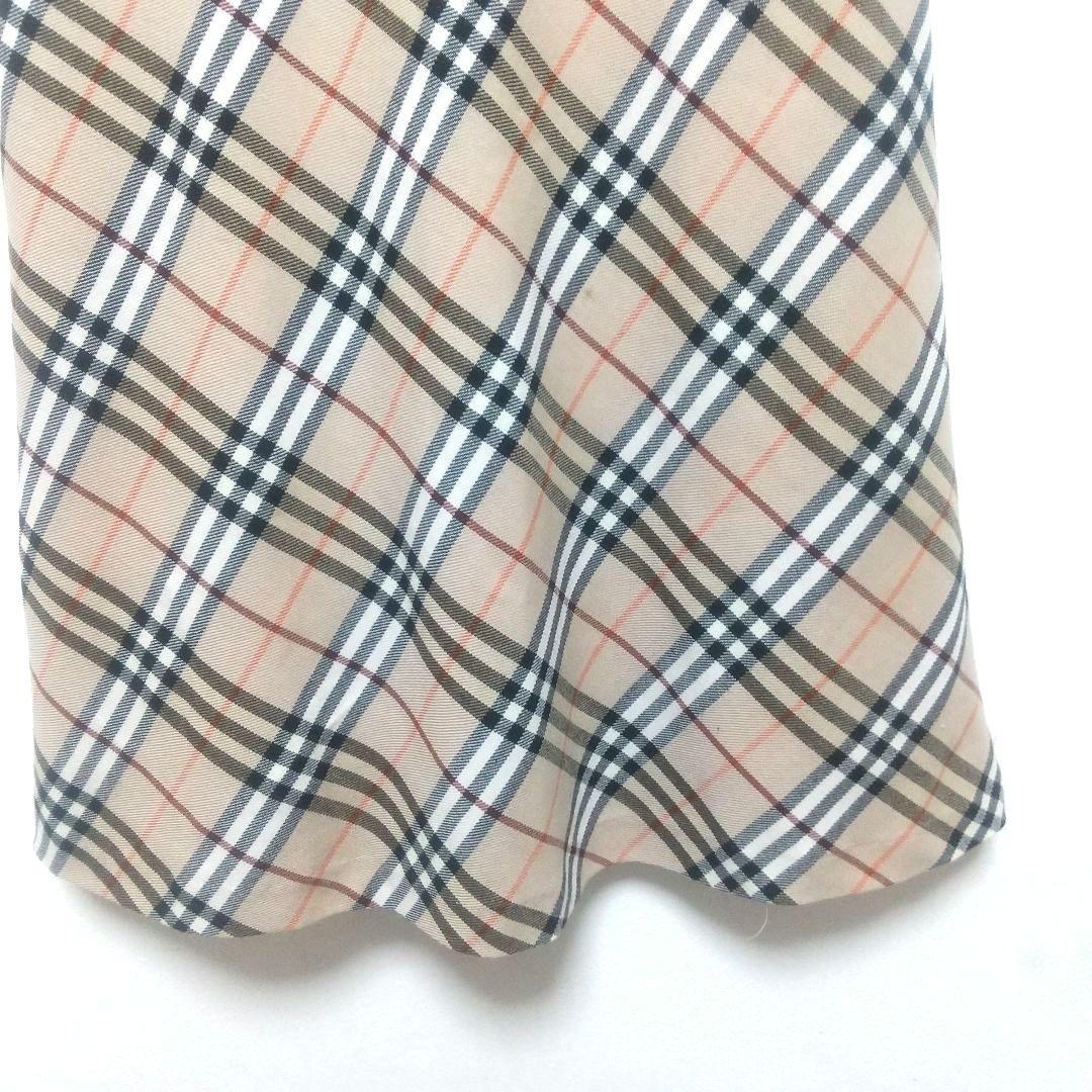 バーバリーブルーレーベル ノバチェック ワンピース ウール 36 S