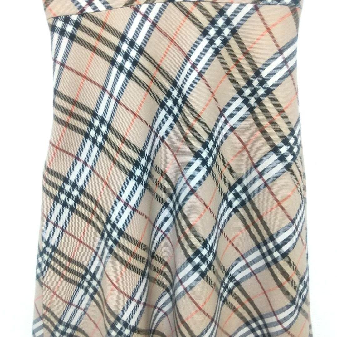バーバリーブルーレーベル ノバチェック ワンピース ウール 36 S