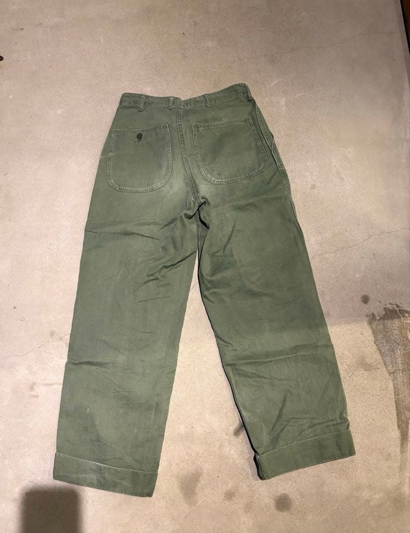 Ｐ-58 ユーティリティパンツvintage軍パン ベイカーパンツ　50年代