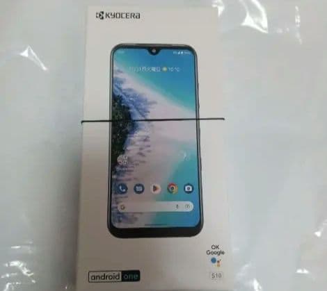 未使用Android OneS10スマートフォン本体SIMフリーKYOCERA