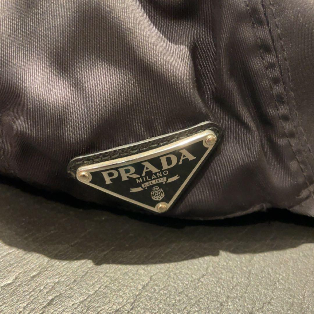 PRADA 2HC274 2B15 F0002 ベースボールキャップNERO