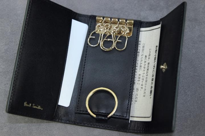 Paul smith ポールスミス コードバン キーケース ４連 馬革 深緑