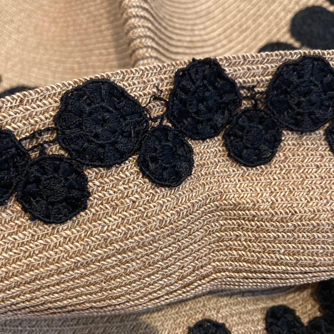 Athena New York 麦わら帽子 ベージュ/黒レース