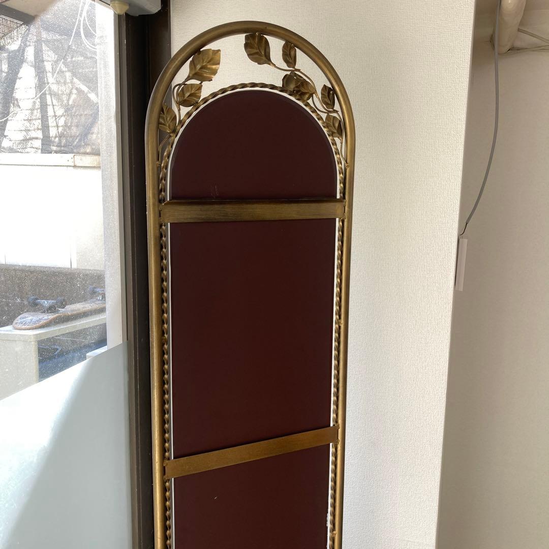 アンティーク　ドレッサー　アイアン　バラ装飾