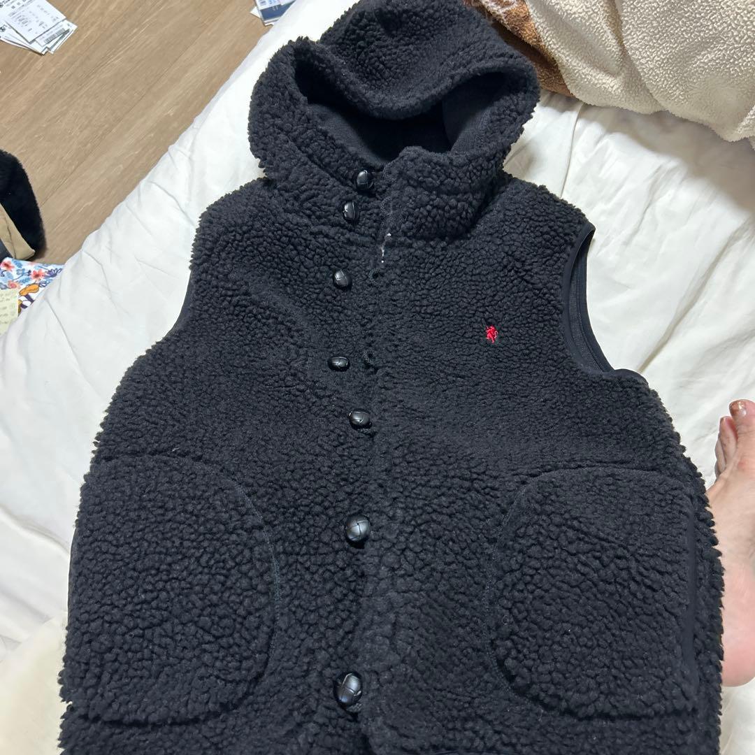 【新品】Gymphlex ジムフレックス フーテッドボアベスト M