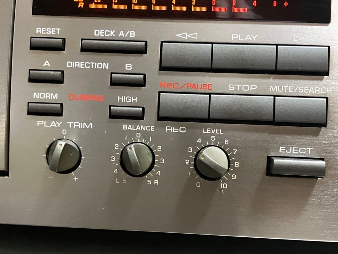 【動作品】Yamaha KX-W392 カセットデッキ／カセットテープ付き