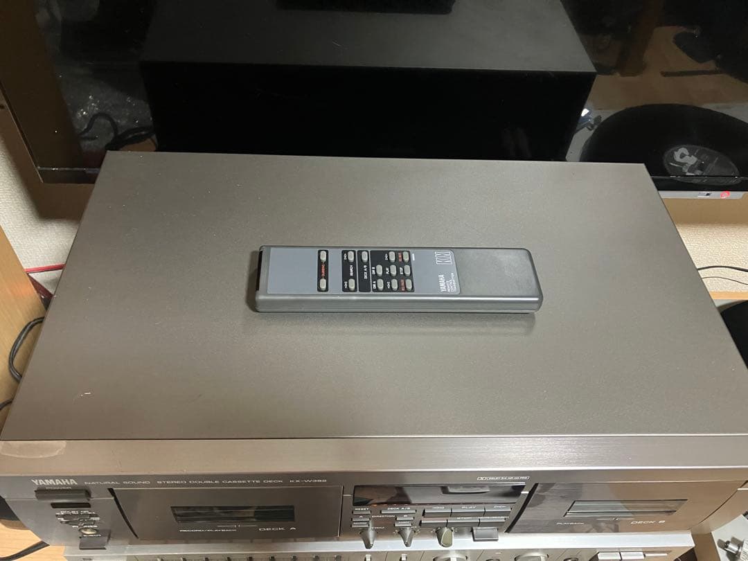 【動作品】Yamaha KX-W392 カセットデッキ／カセットテープ付き