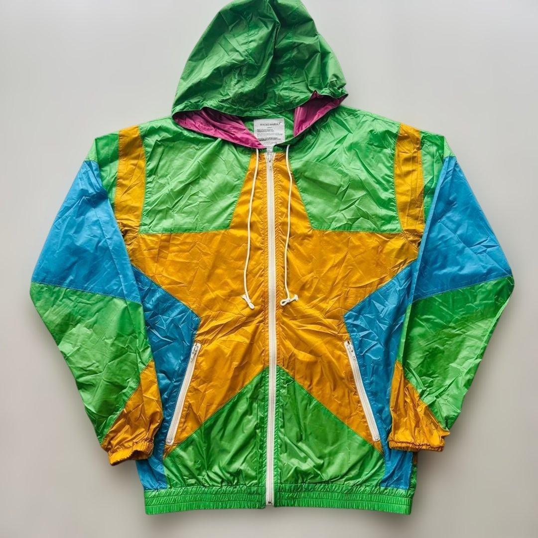 初期アーカイブ】WACKO MARIA ナイロンパーカー 日本製 背面ビッグロゴ