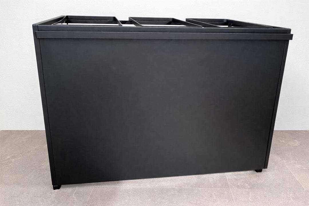 新品未使用　tower3分別ゴミ箱45L 蓋付き　目隠し付き