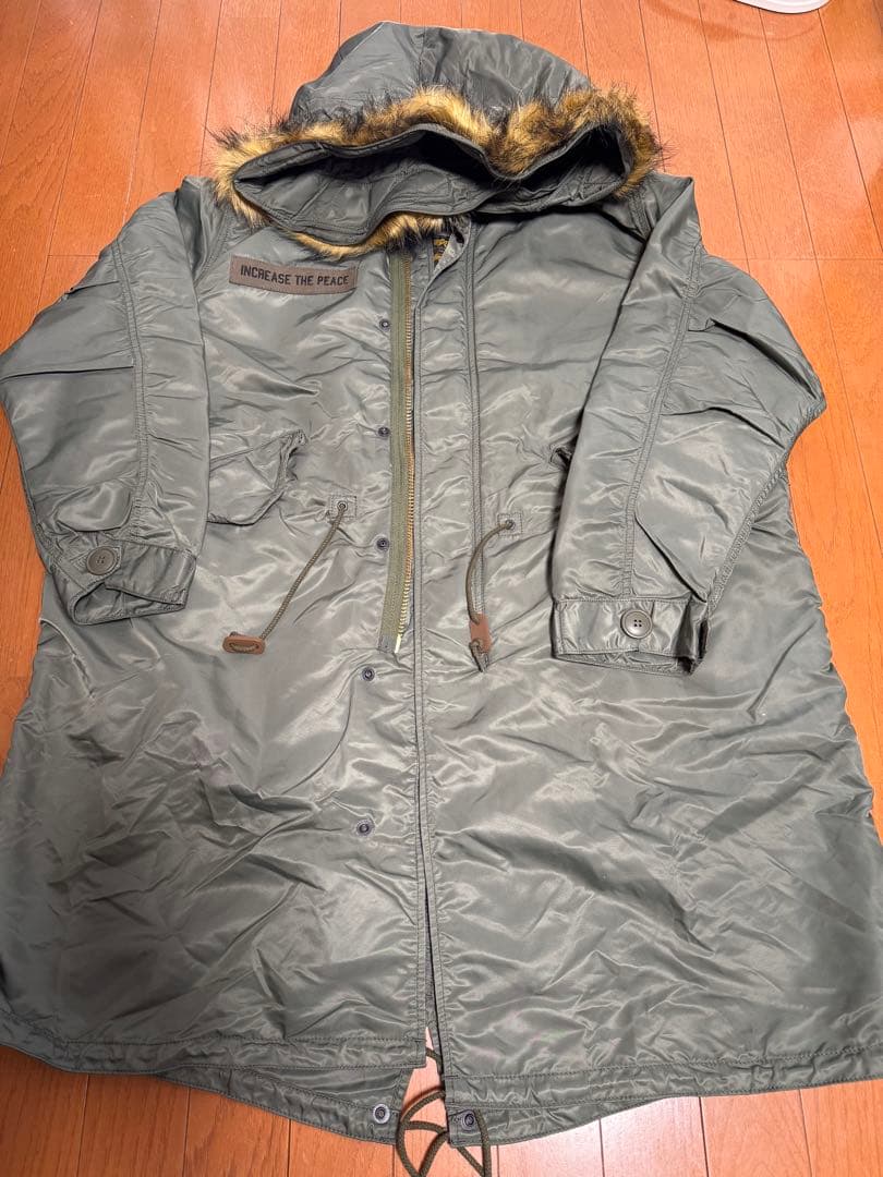 Stussy × Alpha Industries N-3B モッズコート