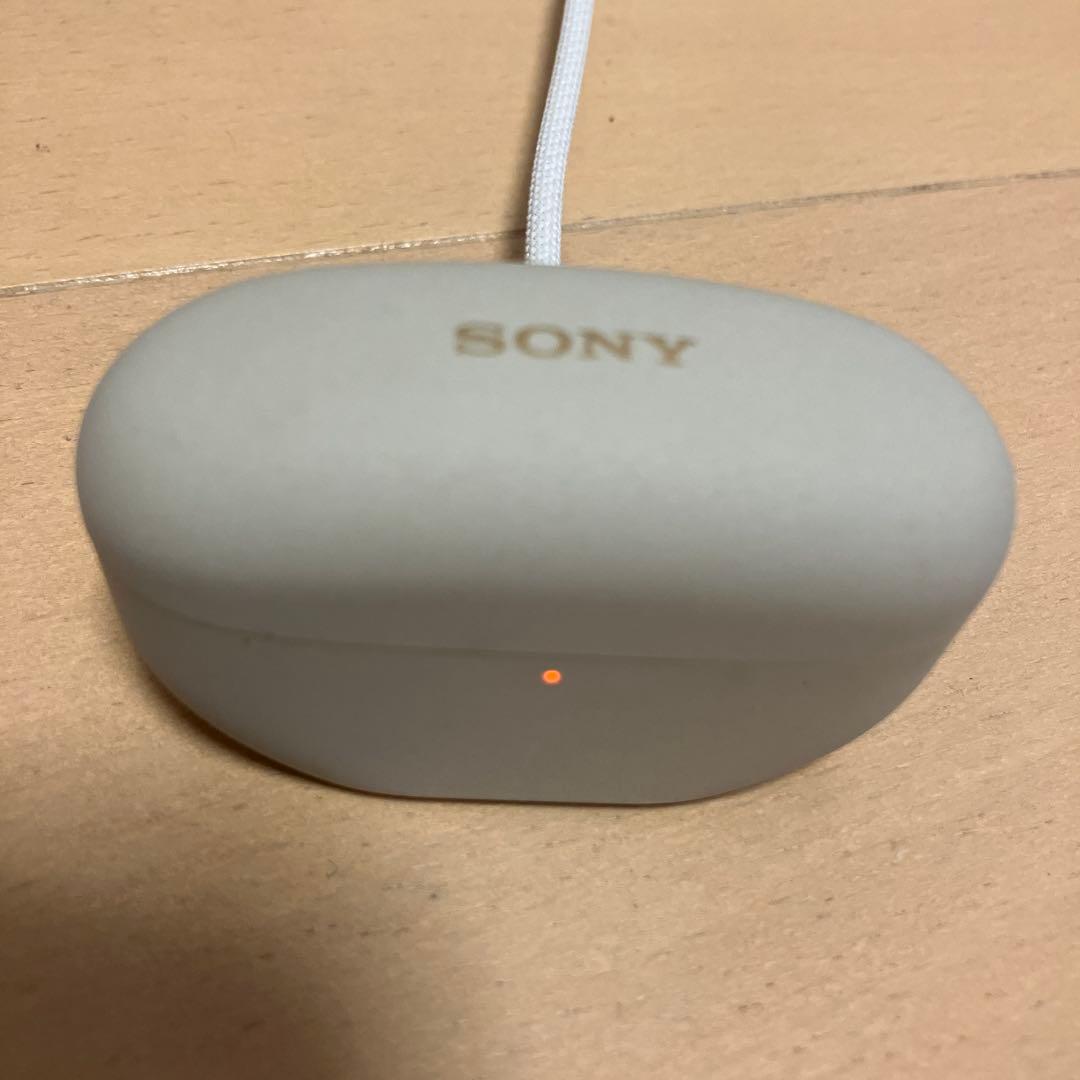 SONY ワイヤレスイヤホン グレー 充電ケース付き　wf-1000xm5