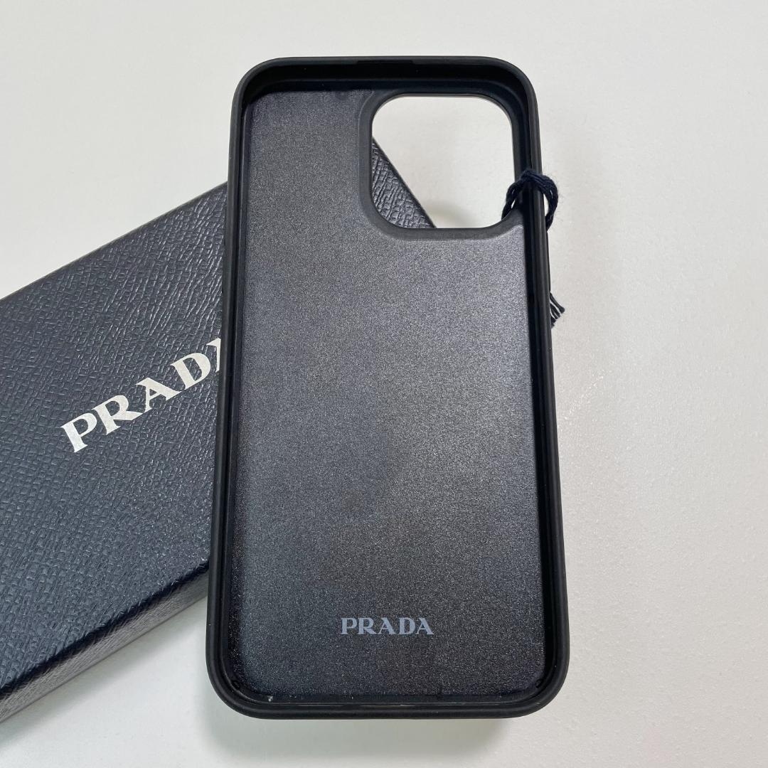 PRADA プラダ iPhone14 Pro Max ケース スマホケース 紺
