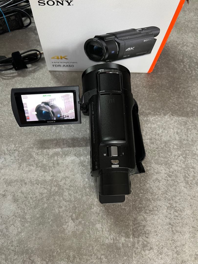 Sony FDR-AX60 4Kビデオカメラ 本体 バッグセット