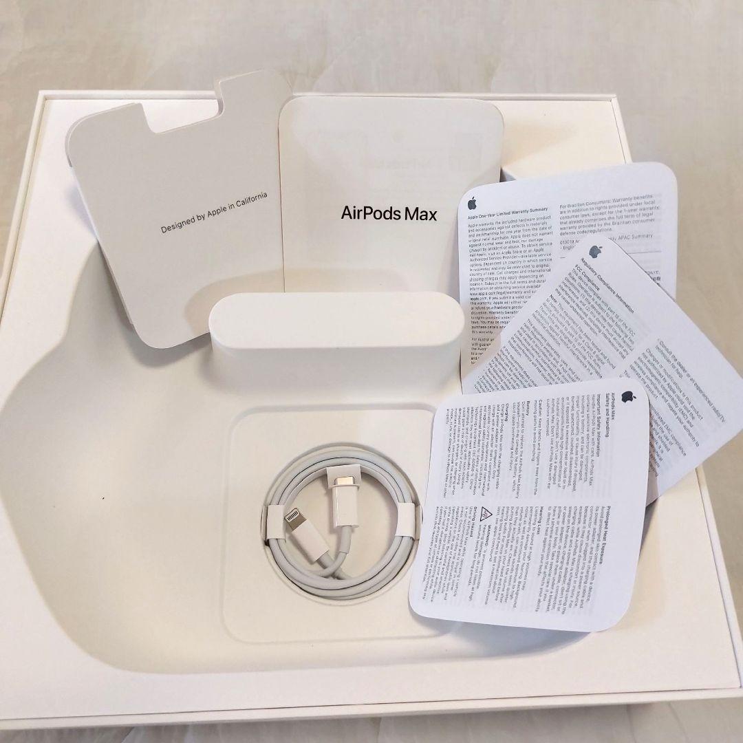 Apple AirPodsMax 第1世代　スペースグレー　黒　美品　付属品付き