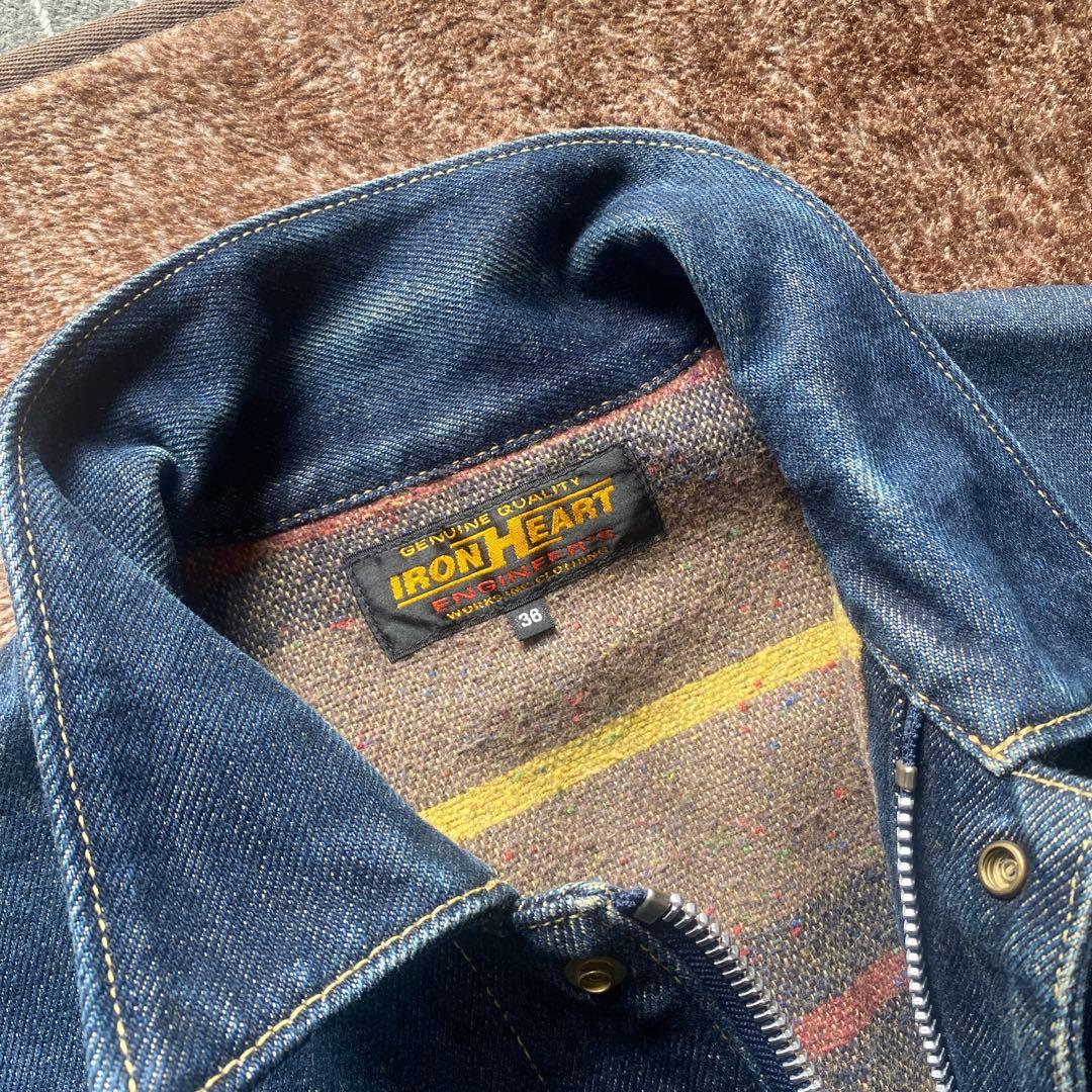 IRON HEART 21ozデニム　ハンティングジャケット　レア品