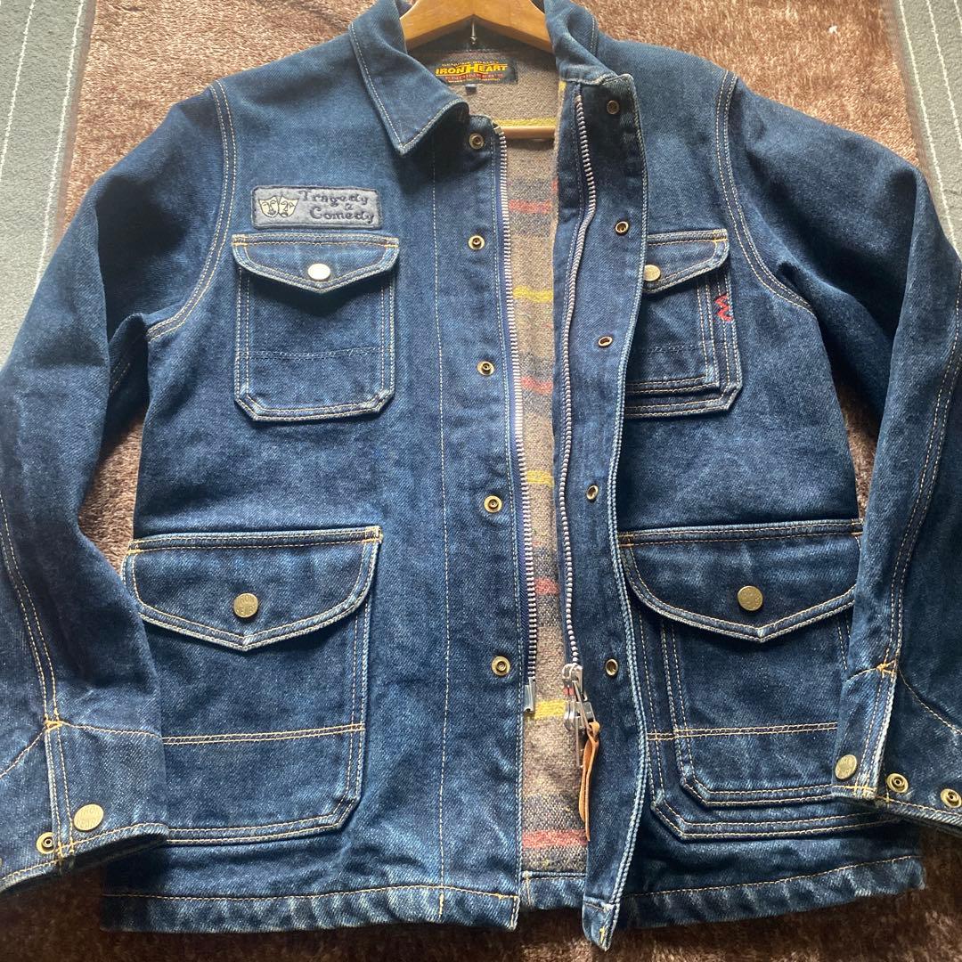 IRON HEART 21ozデニム　ハンティングジャケット　レア品