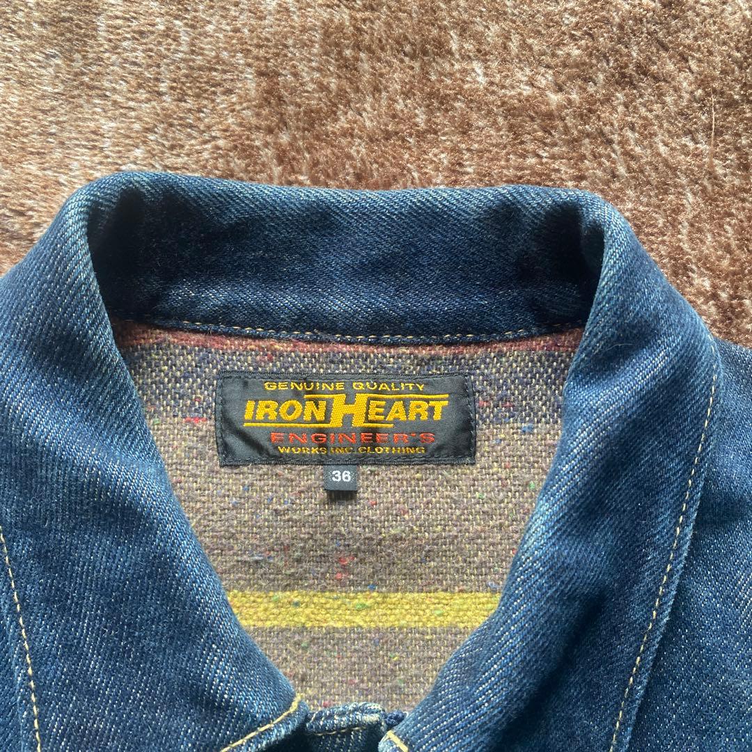 IRON HEART 21ozデニム　ハンティングジャケット　レア品