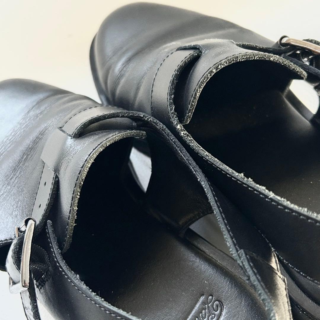 極美品 パラブーツ アドリアティック サンダル ブラック 39