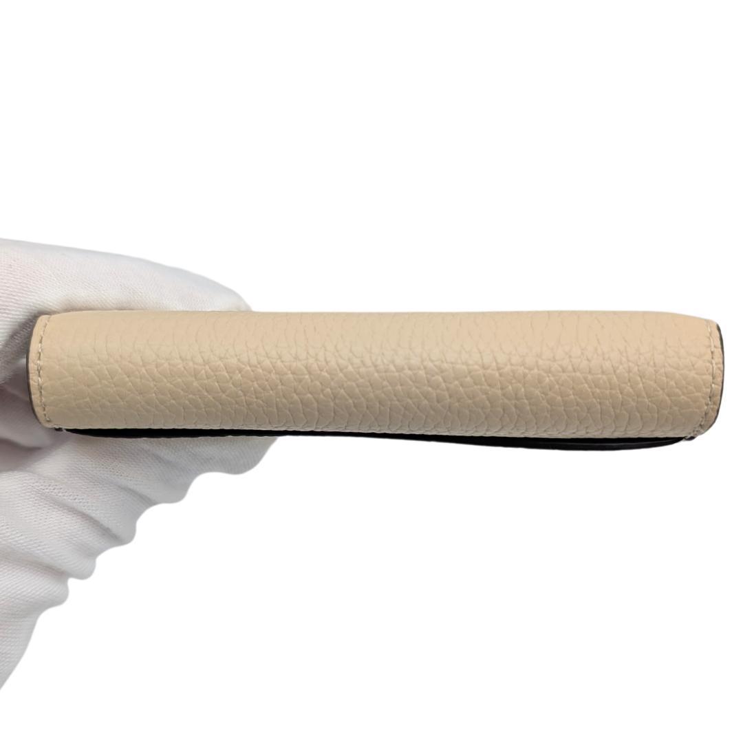 ＜未使用品＞ COACH コーチ 名刺入れ カードケース 小物 アイボリー