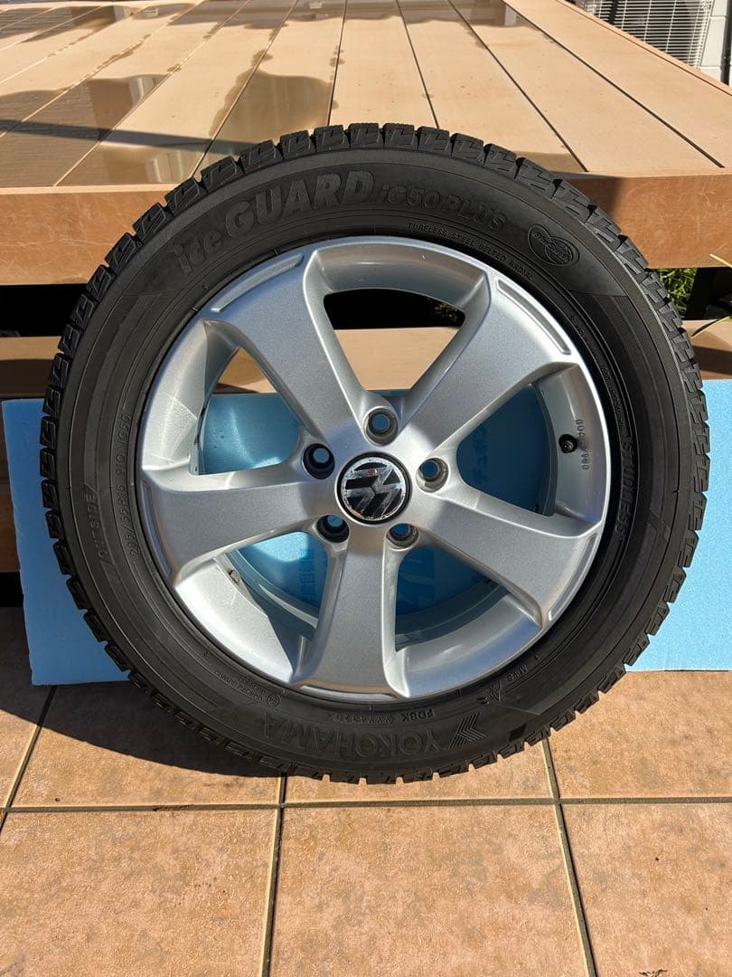 VW純正　16インチホイール　スタッドレスタイヤ4本セット　ゴルフ7や6などに！