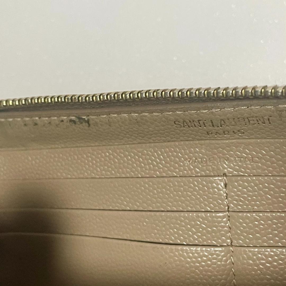 Saint Laurent サンローラン 長財布 フルジップ キルティング