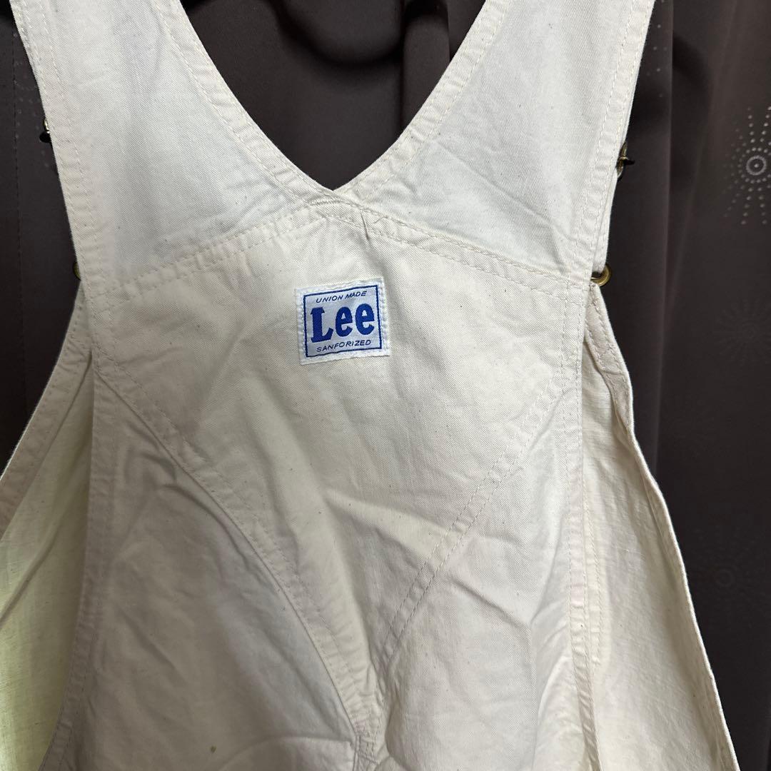 Lee ホワイトオーバーオール