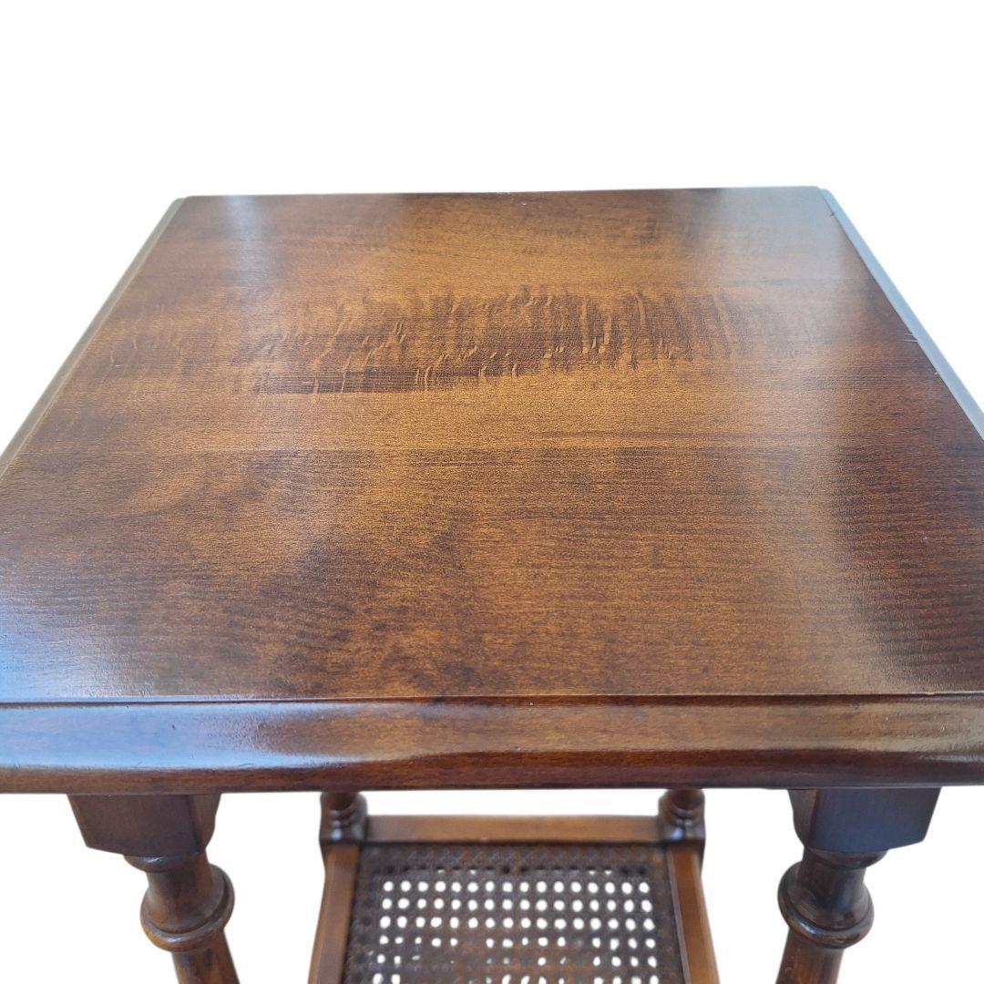 カリモク家具 花台 サイドテーブル 木製 アンティーク 廃盤 希少